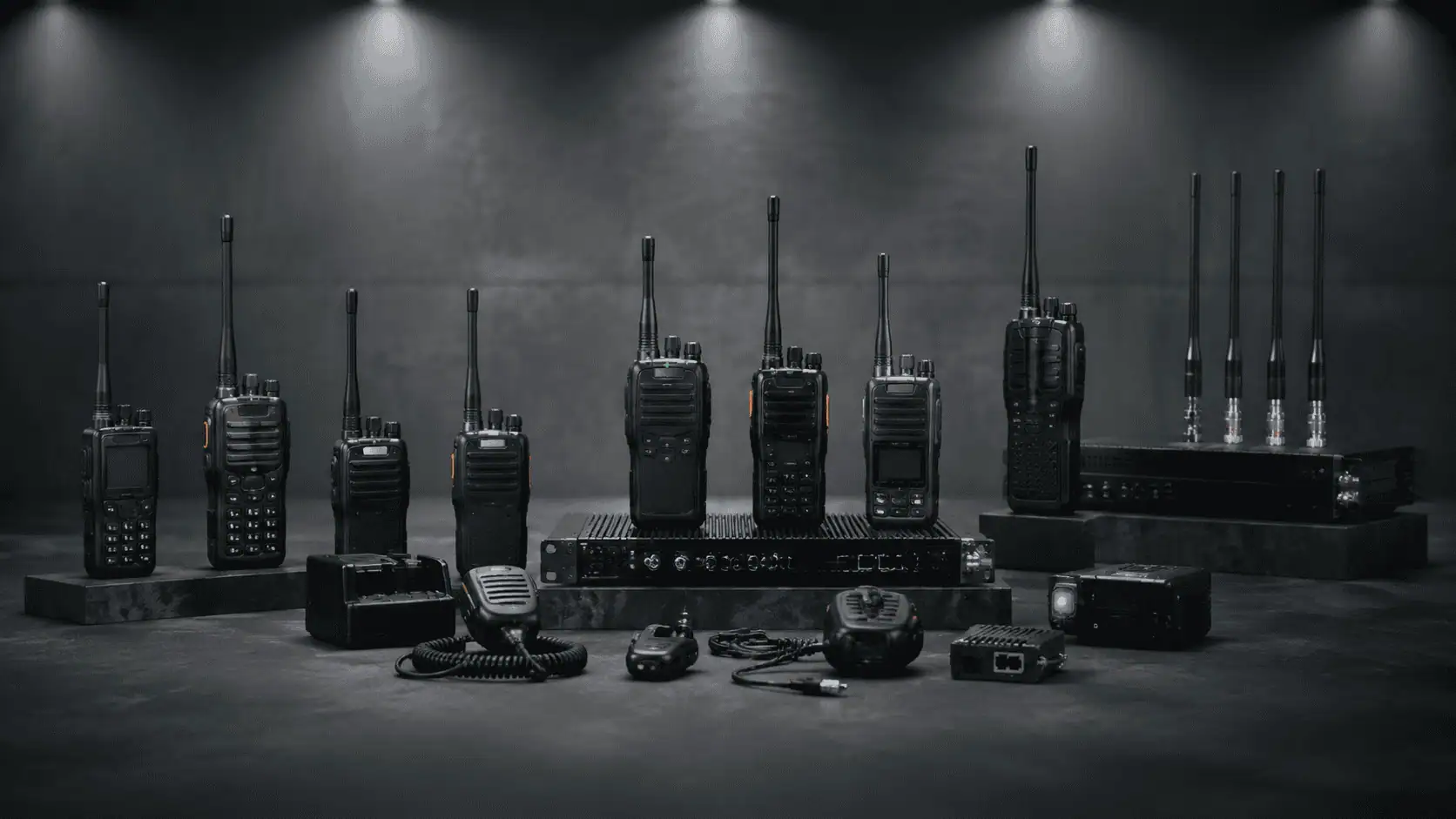 OEM two way radio manufacturer product lineup with DMR radios PoC radios repeaters and accessories