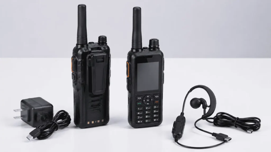 4G walkie talkies for cellular push to talk
