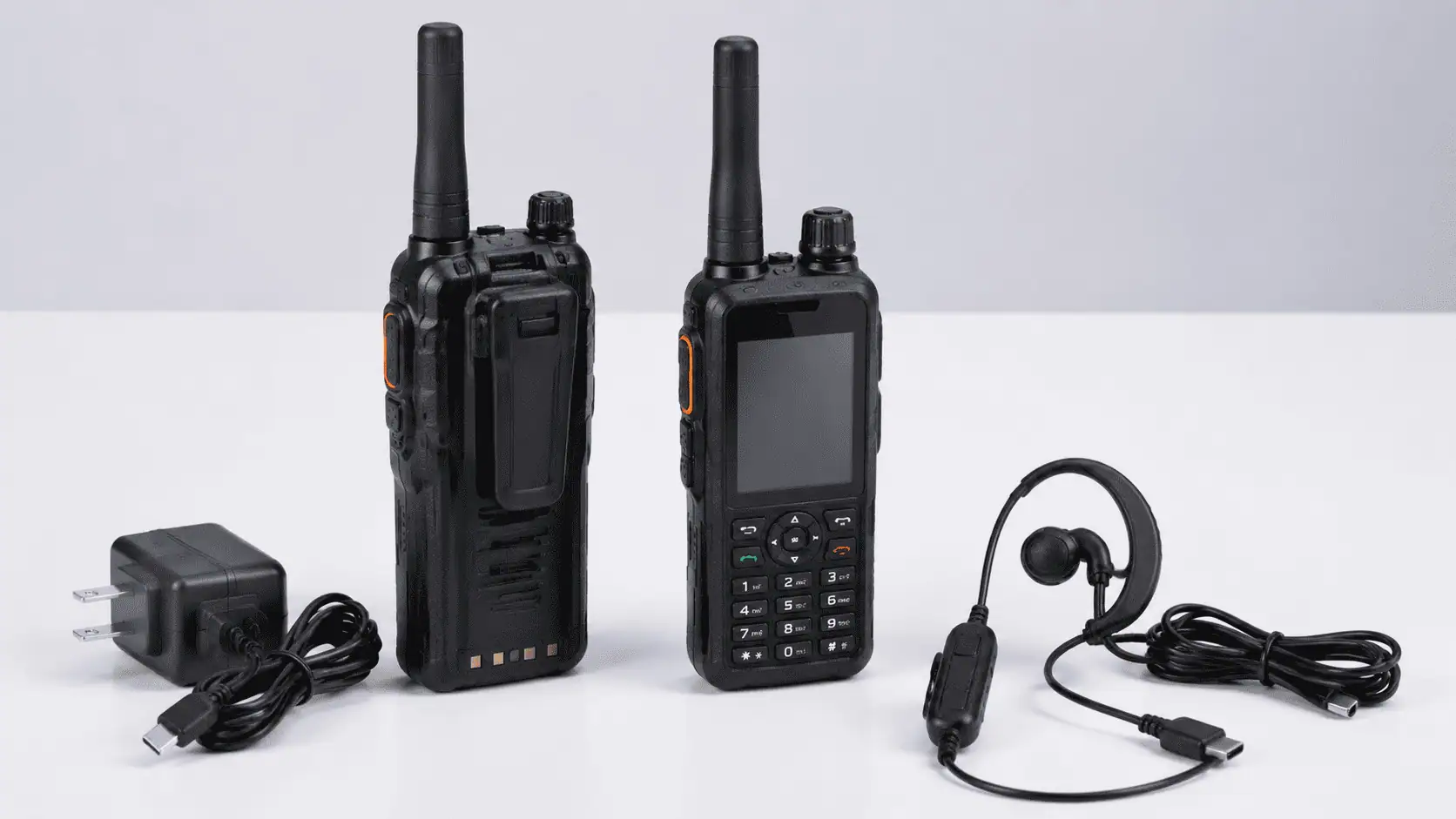 4G walkie talkies for network communication