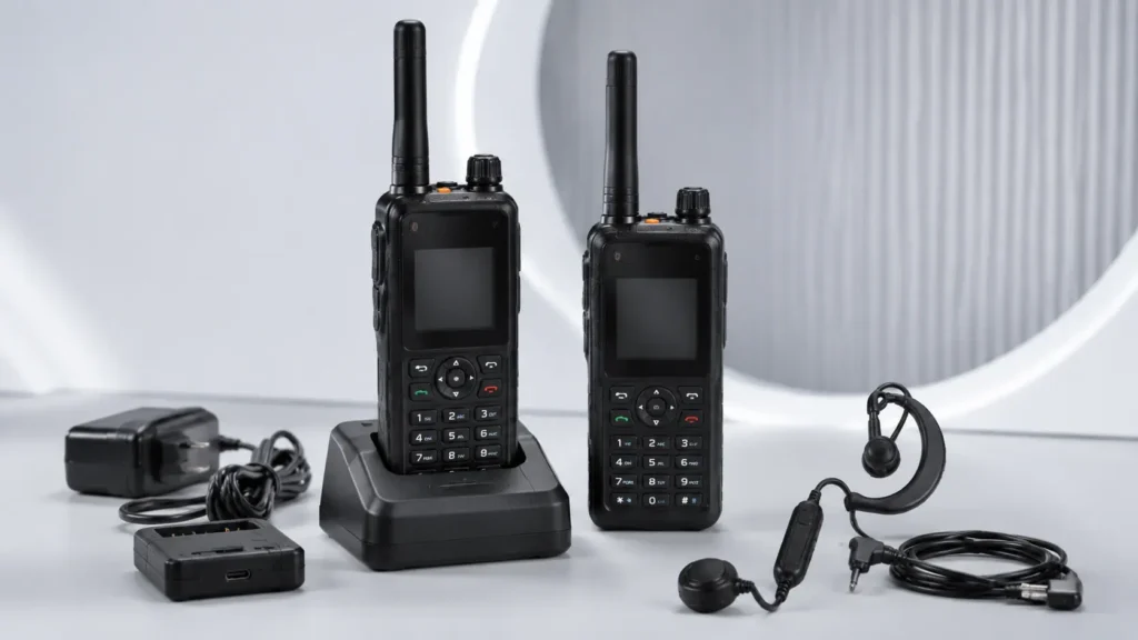 PoC radios for cellular push to talk communication